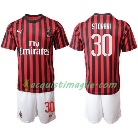 Divisa di Calcio AC Milan STORARI 30 Bambino Prima 2019/2020